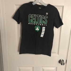 Gray Celtics Basketball T-Shirt